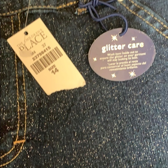 The Children's Place Glitter Jeans NWT - Picture 4 of 5